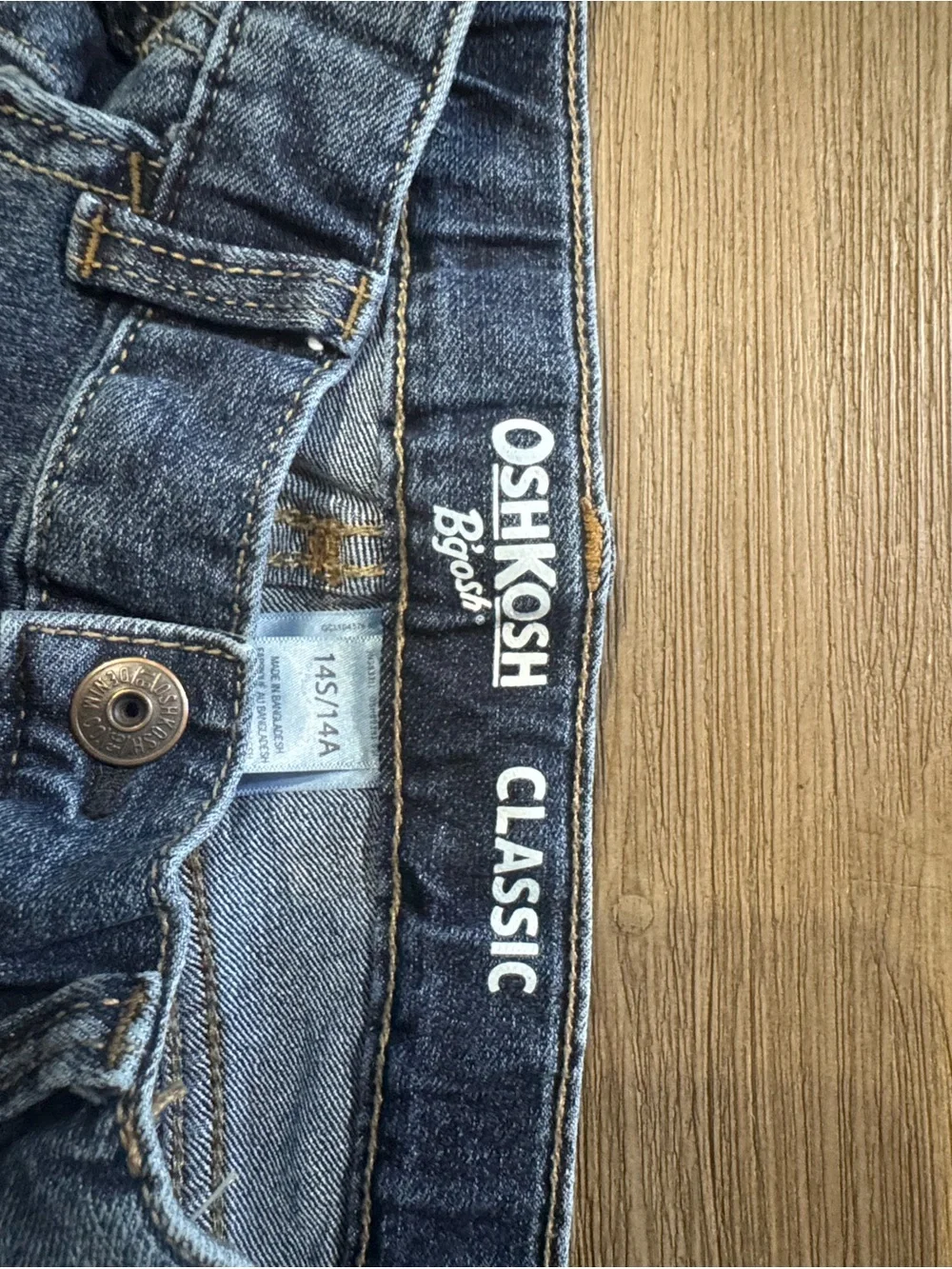 OshKosh B'gosh Classic Blue Kids Jeans